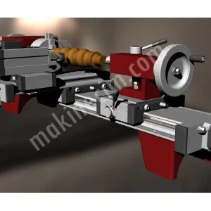 Cnc Ahşap, Mermer, Metal Torna Makineleri