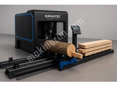 Tek Makinede Çift Görevli Ahşap Tomruk Dilimleme Makineleri - Görsel 2