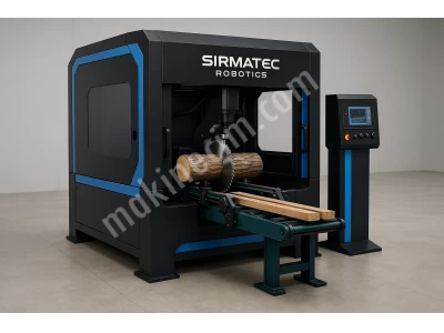 Tek Makinede Çift Görevli Ahşap Tomruk Dilimleme Makineleri