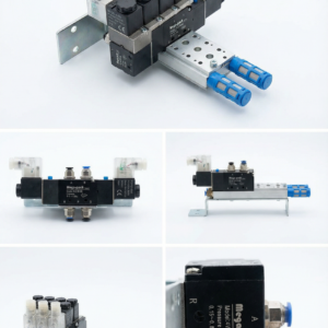 Mega-pack 4V210-08 Pnömatik Solenoid Valf Bloğu - 4'lü Manifold (24V DC)