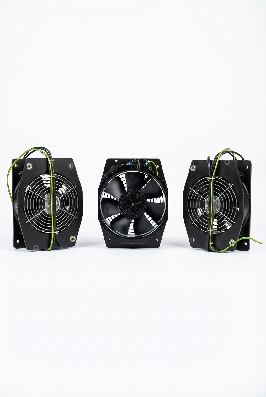 EBM-Papst W2E142 Serisi Endüstriyel Aksiyel Fan - 230V AC - Panelli Soğutma Ünitesi