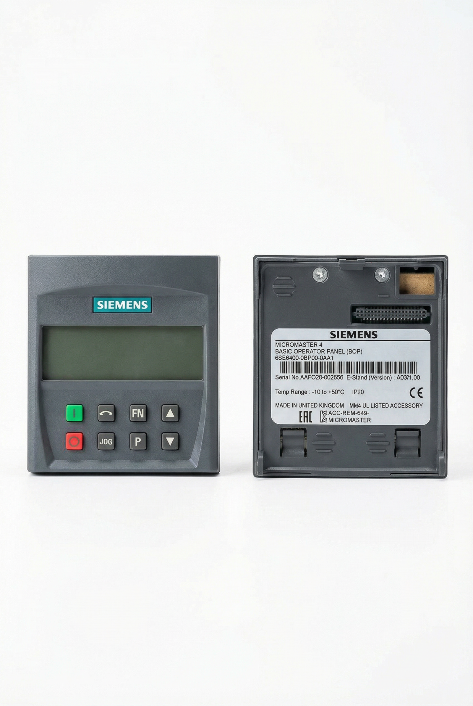Siemens Micromaster 4 Basic Operator Panel (BOP)