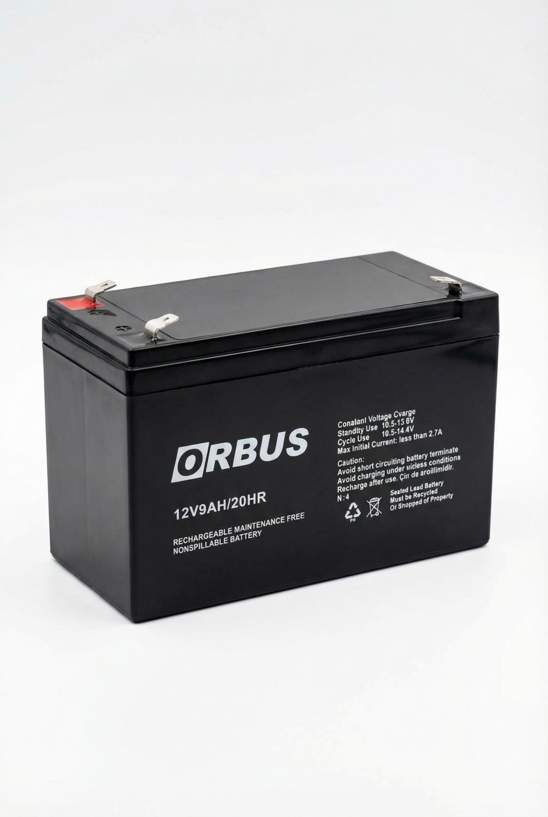 Orbus 12V 14Ah 6-DZM-14 Elektrikli Bisiklet Jel Aküsü (Temiz)